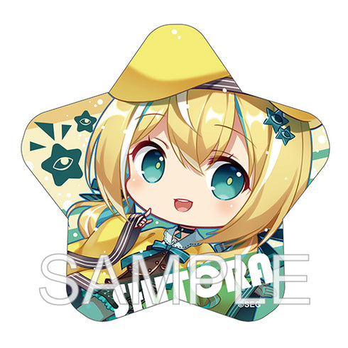 『深淵組』涼風しとら 星形缶バッジ 公式SDイラスト Ver.